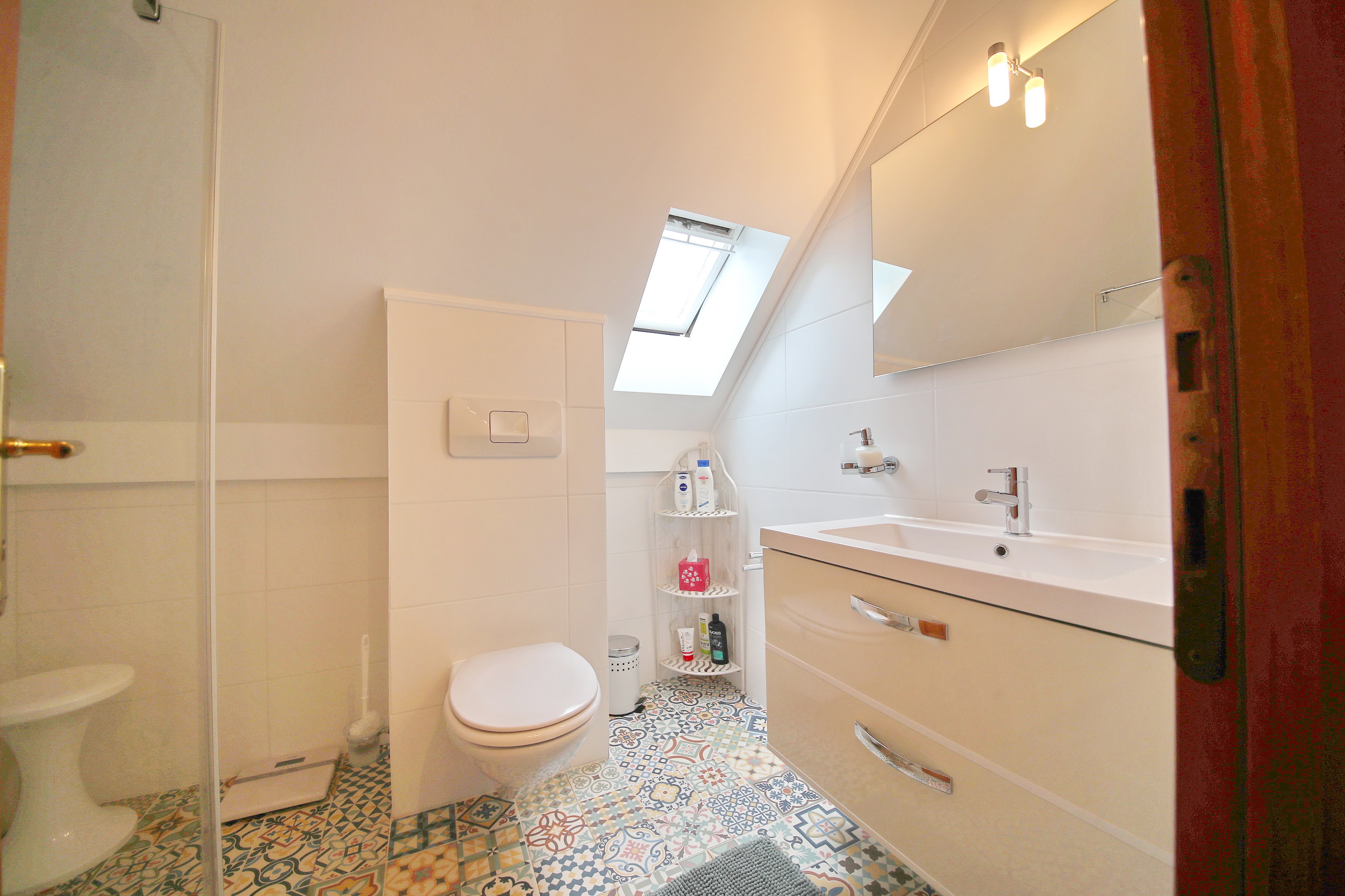 B&B | Corseaux Beach - Chambre 02 - Bad
